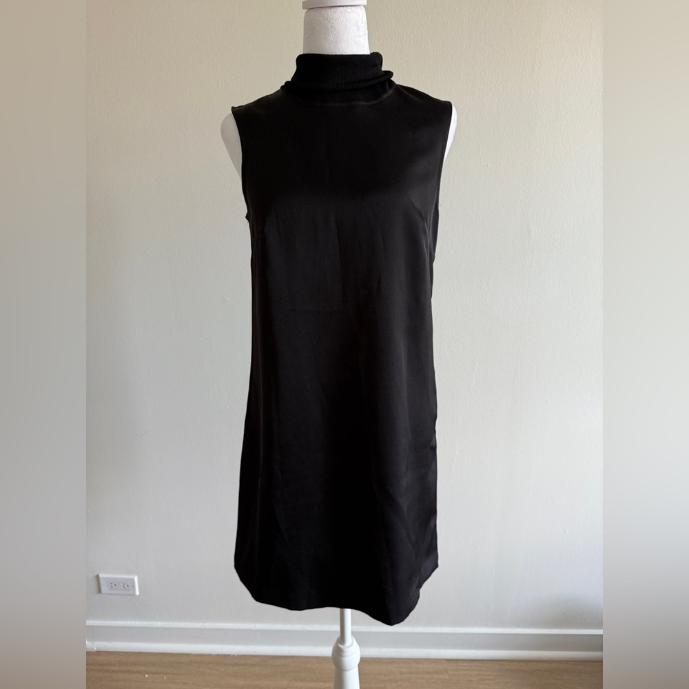 Club Monaco Black Sleeveless Sheath Mini Dress